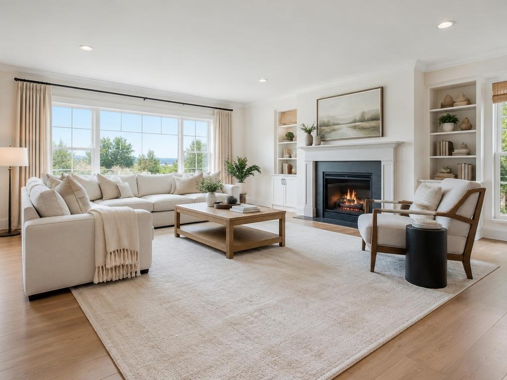 Bright living room